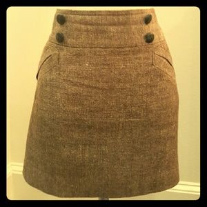 Tweed mini skirt