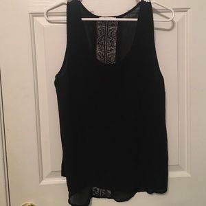 Sheer black tank