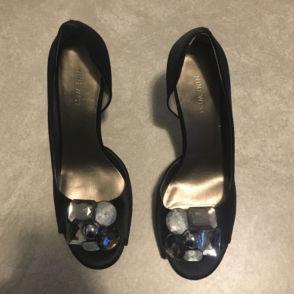 Nine West Jeweled Heel