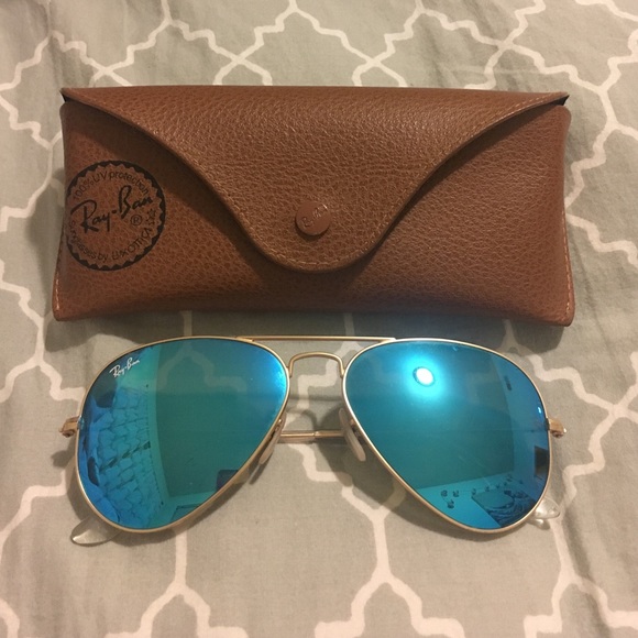 Blue Aviator Ray Bans