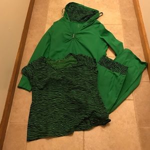 Women's XL jogging suit with matching blouse