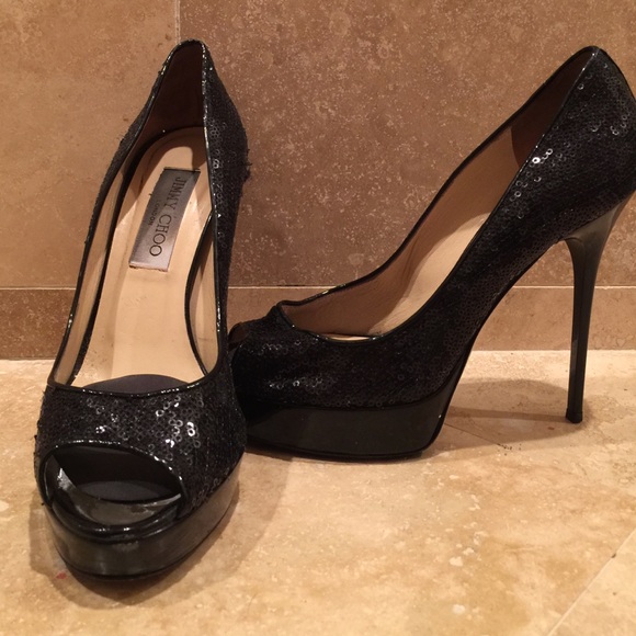 Sequin Jimmy Choo heels