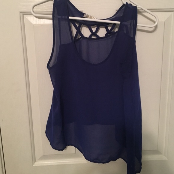 Royal blue tank