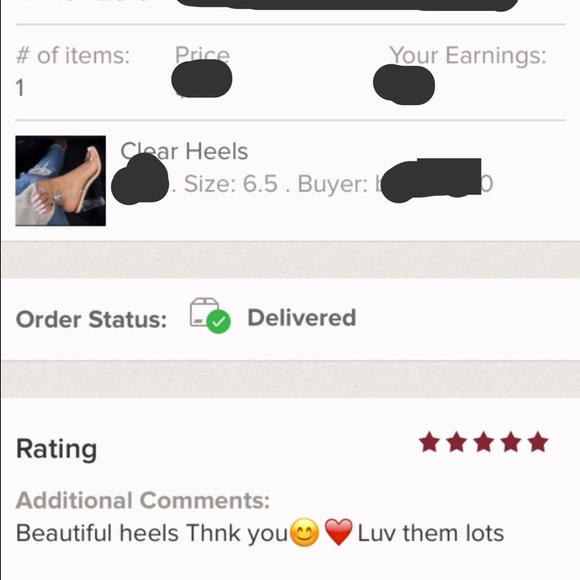 Sale! Clear Heels - Picture 4 of 4