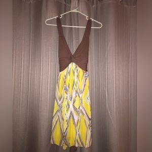 Brown and yellow sundress