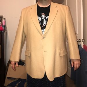 Camel hair sport coat