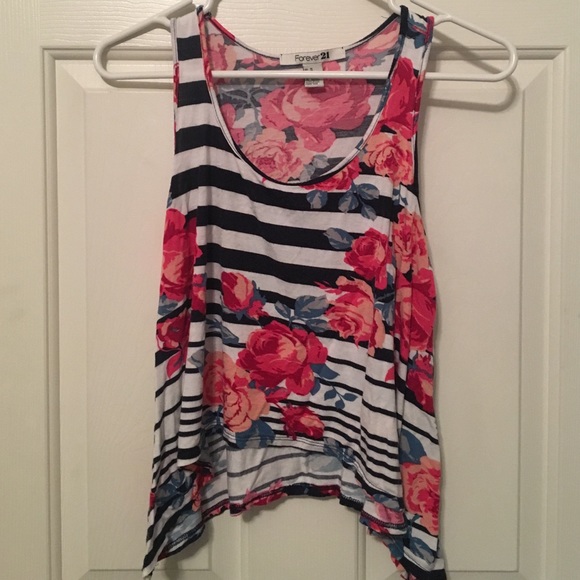 Floral crop top - Picture 1 of 1