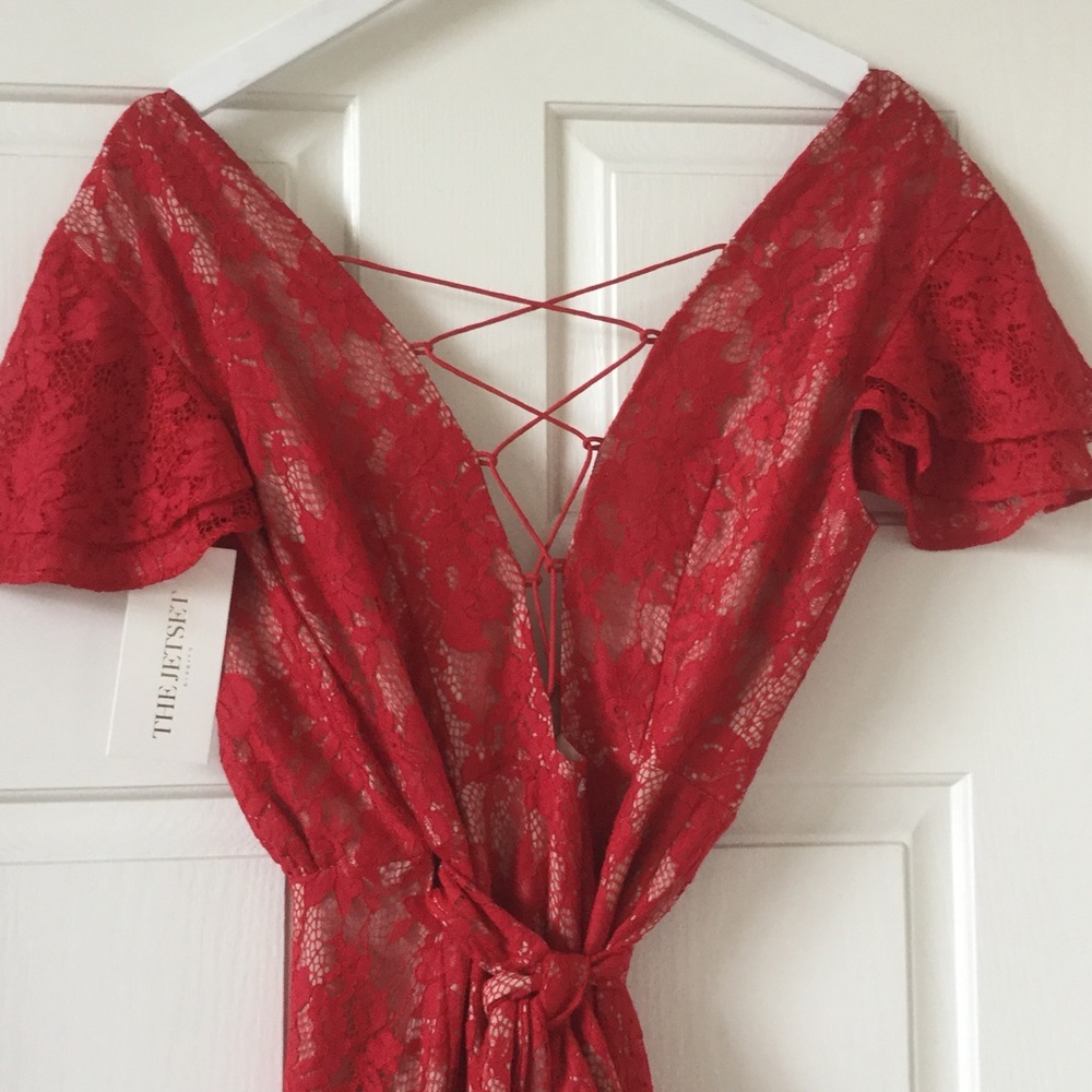 The Jetset Diaries Piazza Maxi in Ruby - Picture 4 of 4