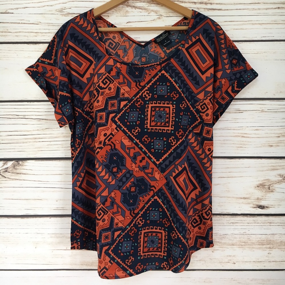 Lucky Brand Short Sleeve Silky Feel Sz: S