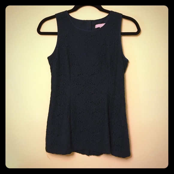 Banana Republic lace overlay top