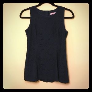 Banana Republic lace overlay top