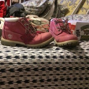 Pink Timberlands size 6.5