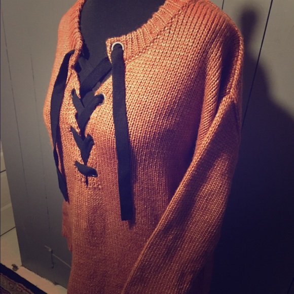 ASOS lace up sweater tunic