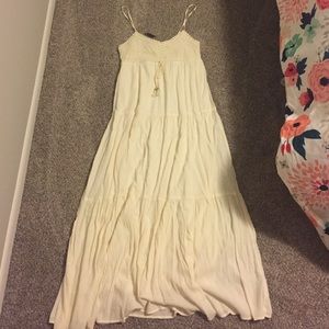 AE crochet maxi dress