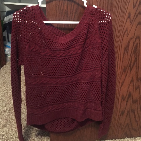 Charlotte Russe Maroon sweater