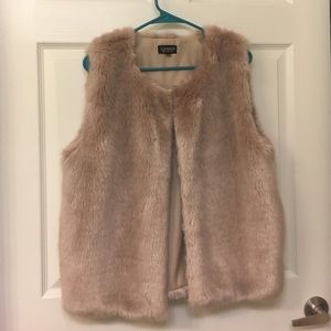 Topshop Faux Fur Vest