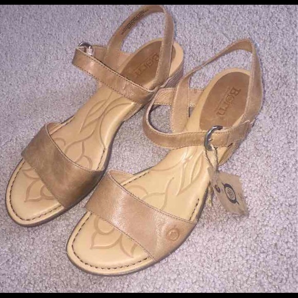 low heel born booties