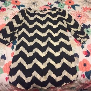 Chevron shift dress