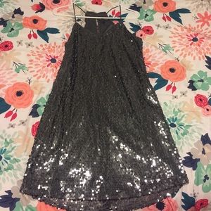 EXPRESS sequin shift dress