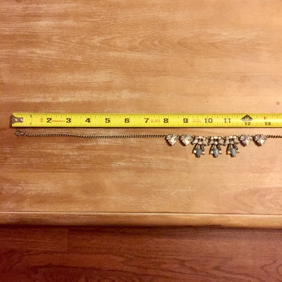 Iridescent Clear/Pink/Blue/Silver Necklace - Picture 3 of 4