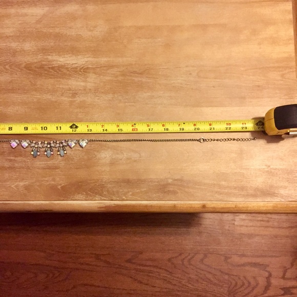 Iridescent Clear/Pink/Blue/Silver Necklace - Picture 4 of 4