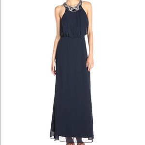 Vince Cameo Women's Embellished-Neck Blouson Gown