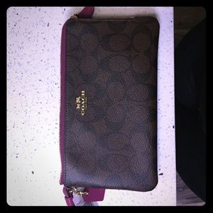 Coach Double Zip Wallet