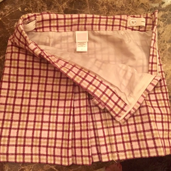 Janie and Jack Plaid girls skirt
