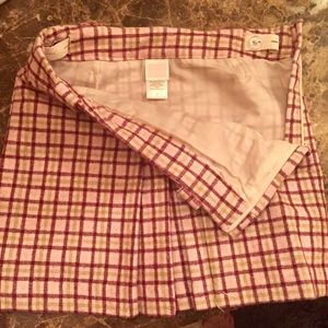 Janie and Jack Plaid girls skirt