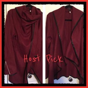 Cute burgundy jacket