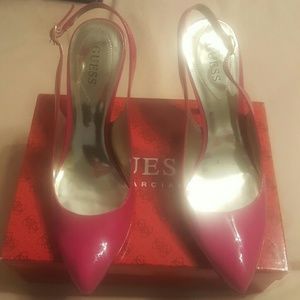 HOT Pink Sling Back Heel