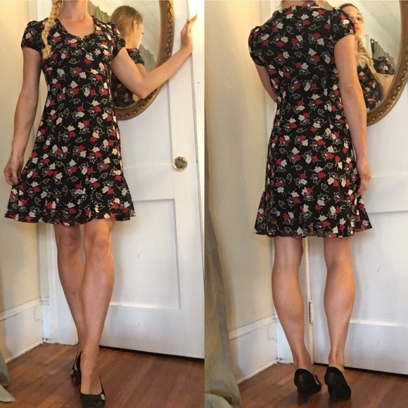 Ann Taylor LOFT Dress Floral Print Sz 0