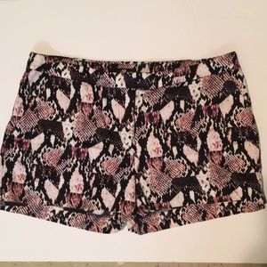 Snake Print Shorts