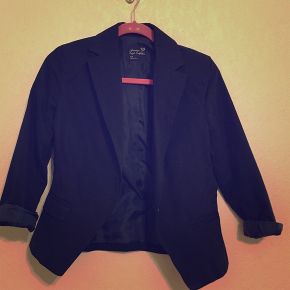 American Eagle navy blue blazer