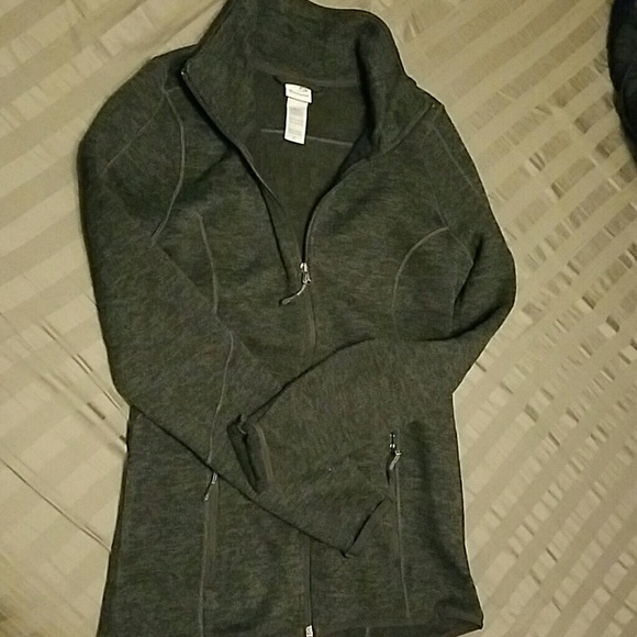 Champion knit zip up