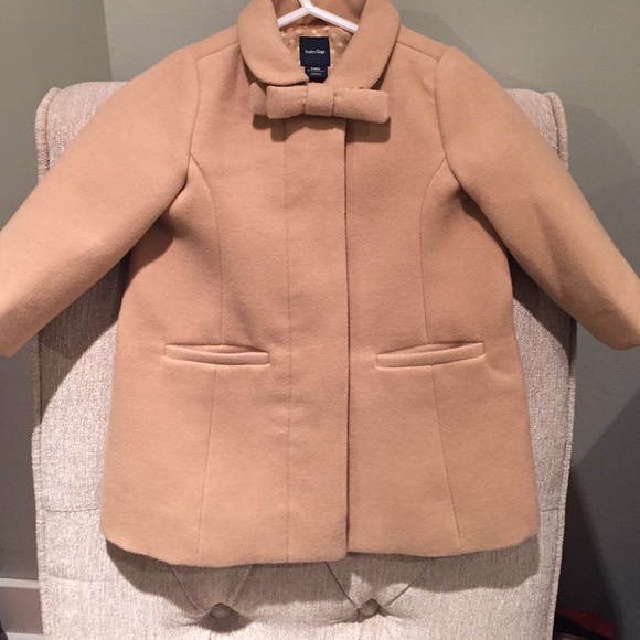 6-12m Baby Gap camel dress coat