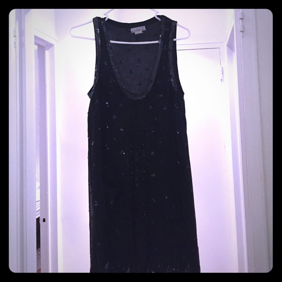 French Connection black sequin cocktail dress