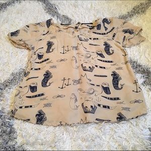 Maison Scotch Le femme salon Marie blouse. Sz 2