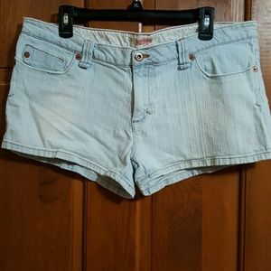 Bongo jean shorts size 17
