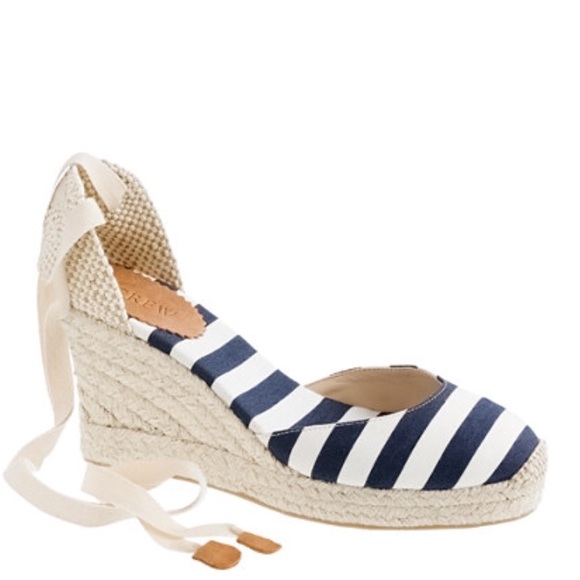 {J.Crew} Wedge Espadrilles Size 9 - Picture 1 of 4