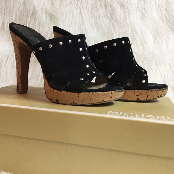 Michael Kors Black Suede slide
