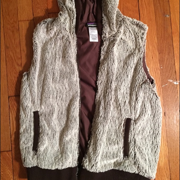Patagonia plush hooded vest