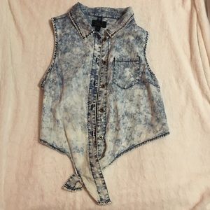 Denim vest