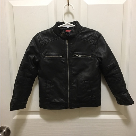 Arizona 3 Toddler Black Real Leather Jacket