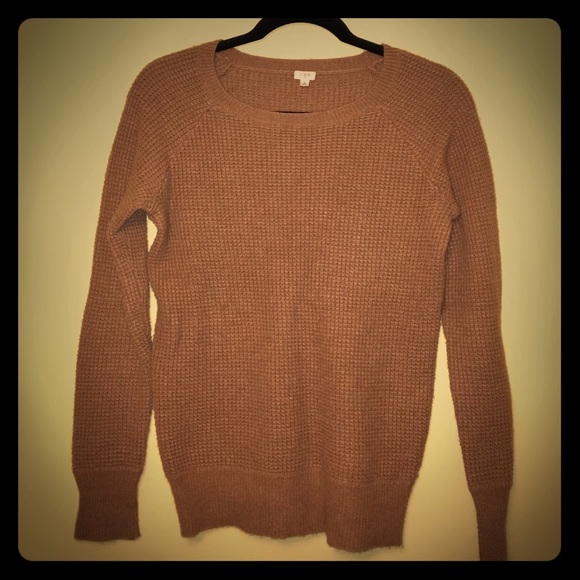 J Crew waffle knit sweater