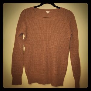 J Crew waffle knit sweater