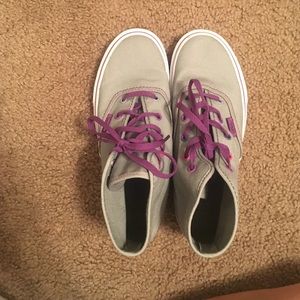 Vans grey high tops