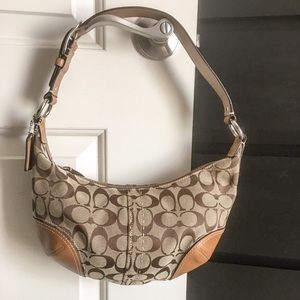 Coach #11575 Hampton Signature Small Hobo Handbag