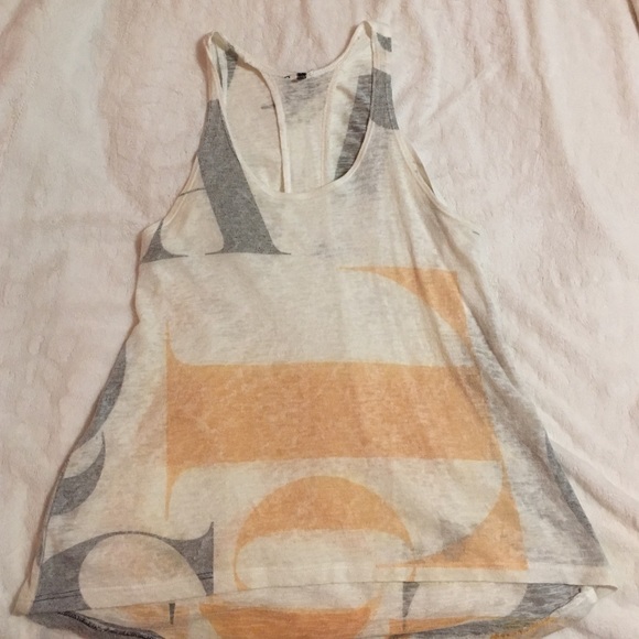 Shirt with letters across
