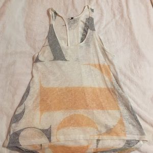 Shirt with letters across